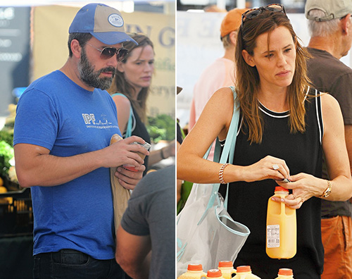 Jennifer e Ben1 Jennifer Garner e Ben Affleck al mercato insieme