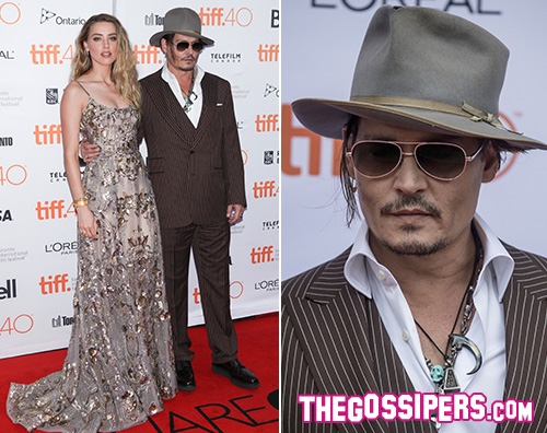 Johnny Depp 2 Johnny Depp arriva a Toronto con Amber