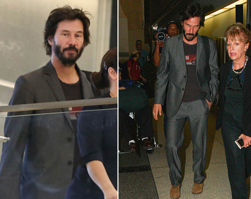 Keanu Reeves Keanu Reeves, compleanno al LAX