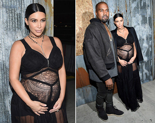 Kim Kardashian Kanye West Kim Kardashian reginetta di stile nel weekend