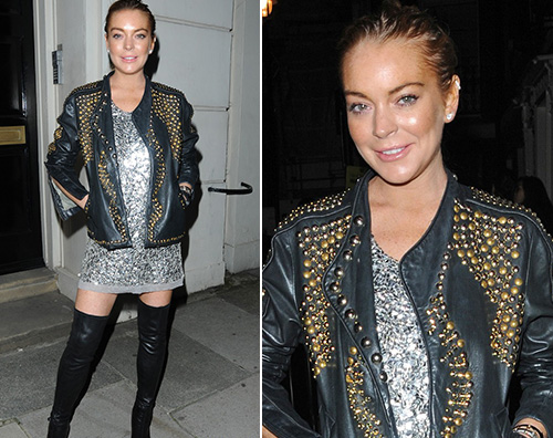 Lindsay Lohan Lindsay Lohan a Londra durante la Fashion Week