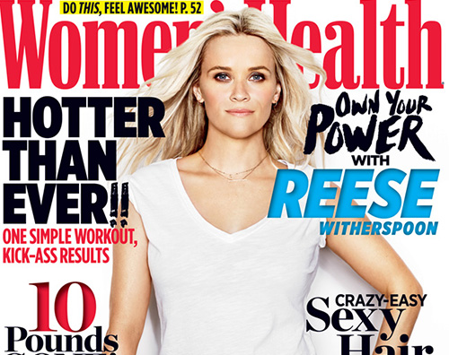 Reese Witherspoon Reese Witherspoon sulla cover di Womens Health