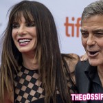 Sandra e George 150x150 Sandra Bullock arriva a Toronto con Clooney