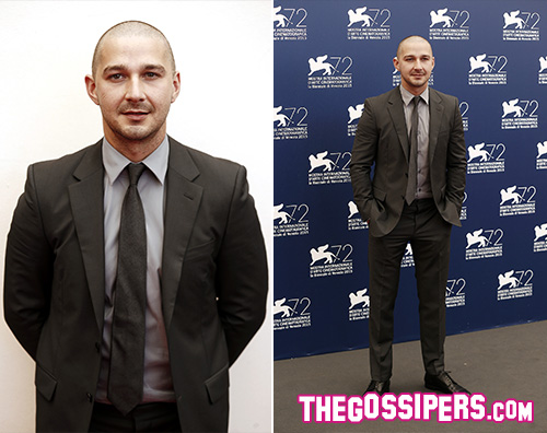 Shia LaBeouf1 Shia LaBeouf cambia look per Venezia 2015