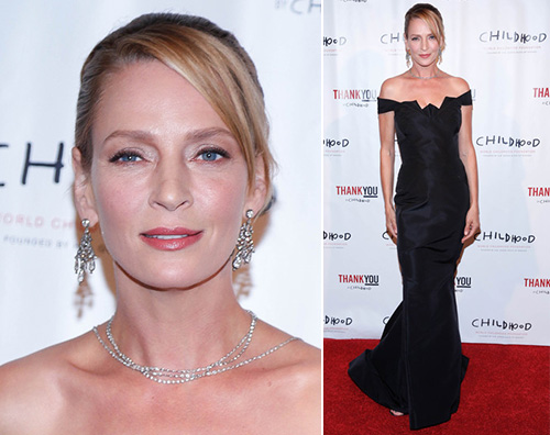 Uma Thurman 2 Uma Thurman elegante a New York