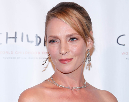 Uma Thurman Uma Thurman elegante a New York