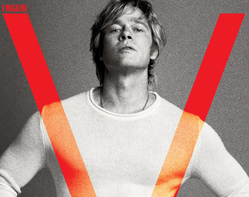 Brad Pitt 2 Brad Pitt si racconta su V Magazine