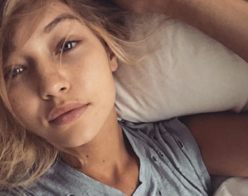 Gigi Hadid Gigi Hadid senza trucco su Instagram