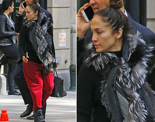 Jennifer Lopez senza trucco Jennifer Lopez senza trucco a New York