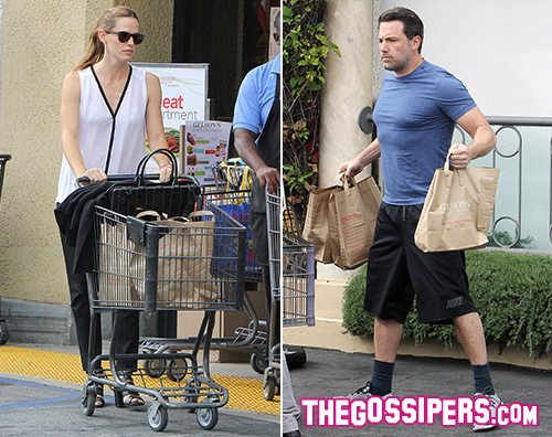 JenniferGarner Ben Affleck Ben Affleck e Jennifer Garner fanno la spesa a Brentwood