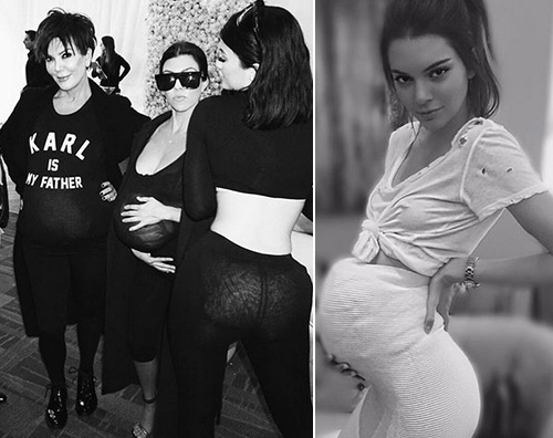 KardashianJenner Kendall Jenner incinta al party di Kim