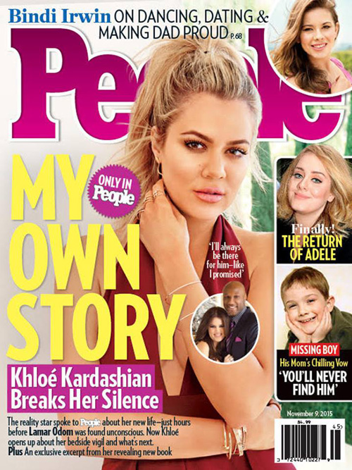 Khloe Cover Khloe Kardashian parla di Lamar su People, scoppia la polemica