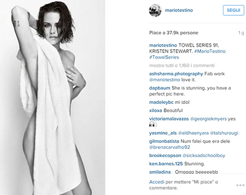Kristen Stewart Kristen Stewart hot per Mario Testino