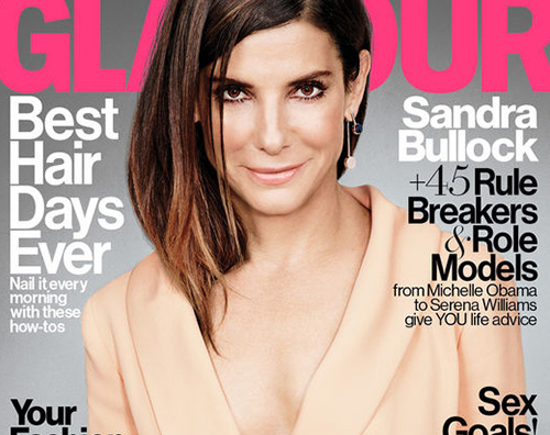 Sandra Bullock Sandra Bullock sulla cover di Glamour