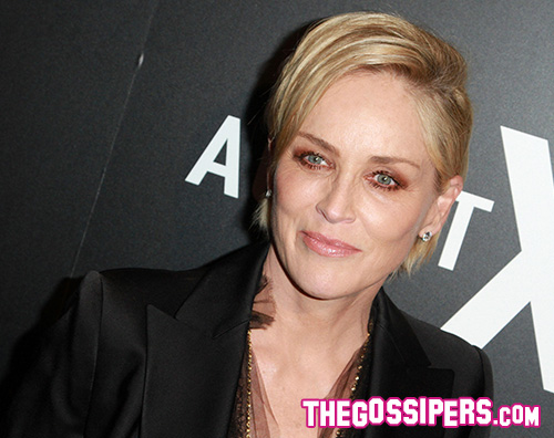 SharonStone Sharon Stone sbaglia il makeup per la prima di Agent X