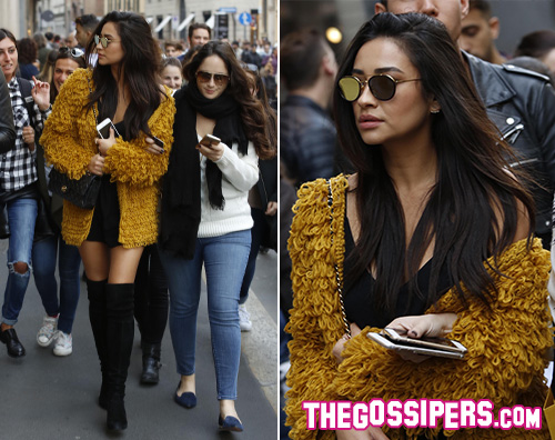 Shay Mitchell Shopping milanese per le star di Pretty Little Liars