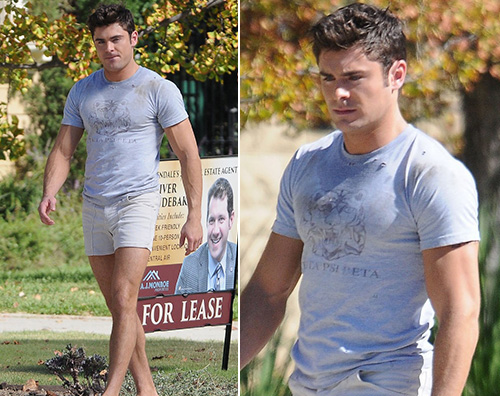 ZacEfron Zac Efron torna sul set per Cattivi vicini 2