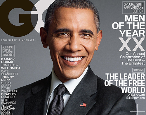 Barack Obama Barack Obama è l Uomo dell Anno per GQ