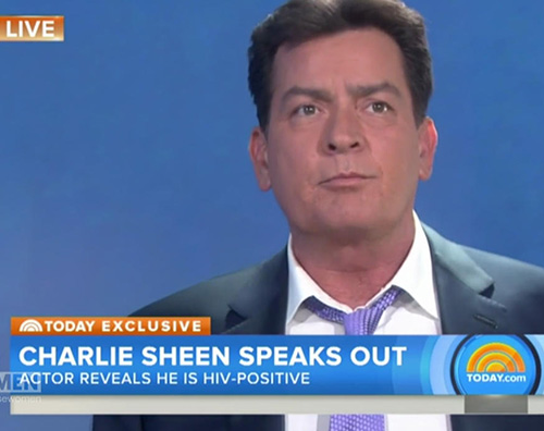 Charlie Sheen Charlie Sheen conferma: Sono sieropositivo