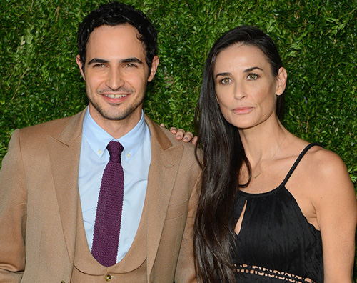 Demi Moore Zac Posen Demi Moore, una dea ai CFDA/ Vogue Fashion Fund Awards