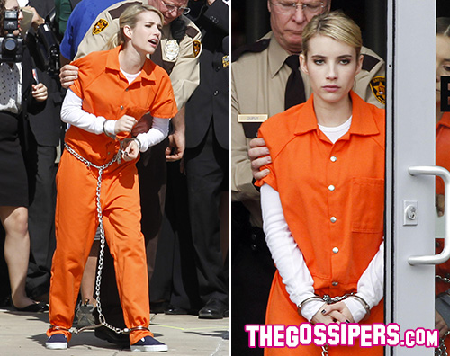 Emma Roberts Emma Roberts arrestata per esigenze di copione