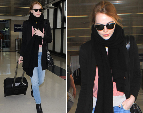 EmmaStone Emma Stone torna a Los Angeles