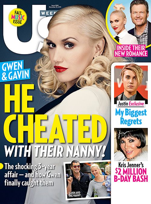 Gwen cover Gavin Rossdale ha tradito Gwen Stefani con la tata