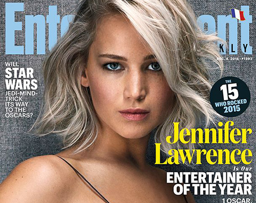 Jennifer Lawrence7 Jennifer Lawrence è la Donna dell Anno per Entertainment Weekly