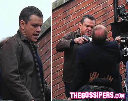 Matt Damon2 Matt Demon a Londra nei panni di Jason Bourne