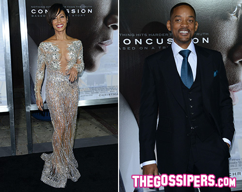 WillSmith e JadaPinkett2 Will Smith e Jada Pinkett raggianti alla prima di Concussion