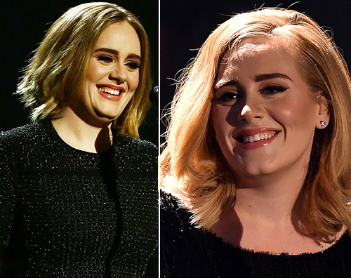Adele Prima e Dopo Adele cambia look