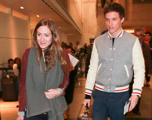 Eddie Redmayne Eddie Redmayne torna a casa con Hannah