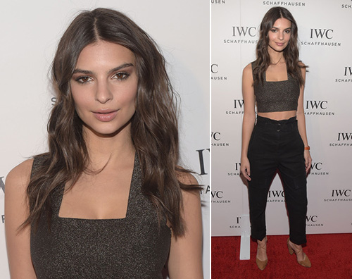 Emily Ratajkowski Emily Ratajkowski a Beverly Hills per IWC Schaffhausen