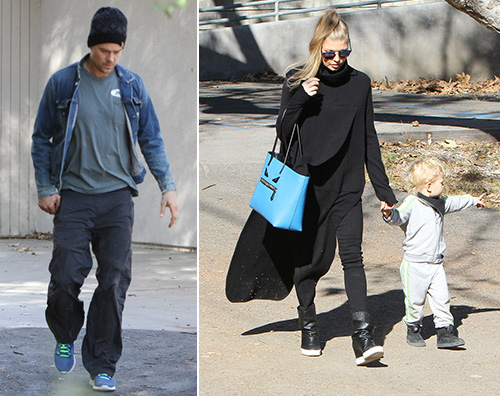 Fergie Josh Axl Passeggiata in famiglia per Fergie