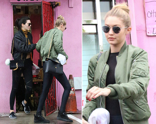 Gigi Hadid Kendall Jenner 2 Kendall Jenner e Gigi Hadid fanno shopping per Natale