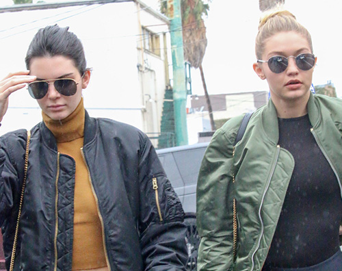 Gigi Hadid Kendall Jenner Kendall Jenner e Gigi Hadid fanno shopping per Natale