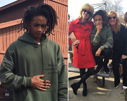 Jaden Smith Jaden Smith regala abiti per beneficenza