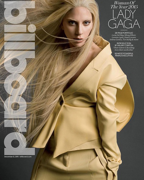 Lady Gaga Billboard Lady Gaga è la donna dell anno per Billboard