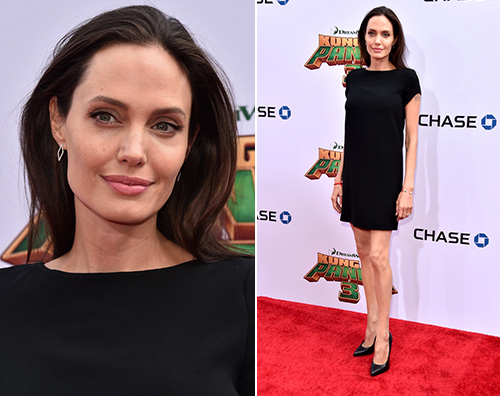 Angelina Jolie Angelina Jolie presenta Kung Fu Panda insieme ai suoi figli
