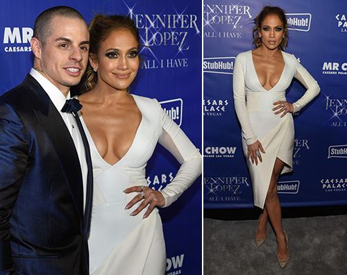 Jennifer lopez  Jennifer Lopez e Casper Smart eleganti a Las Vegas