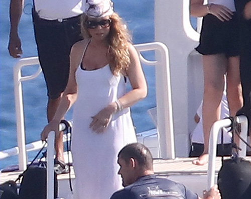 Mariah  Mariah Carey a St. Barts con James