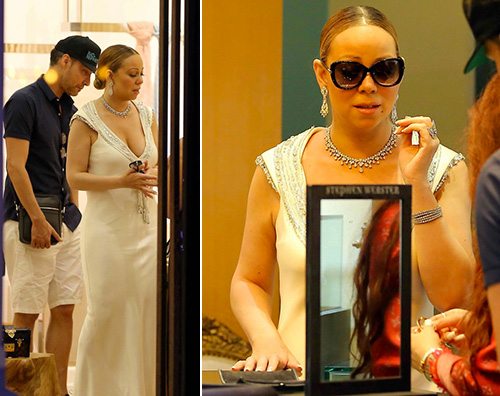 Mariah Carey Mariah Carey a St. Barts con James