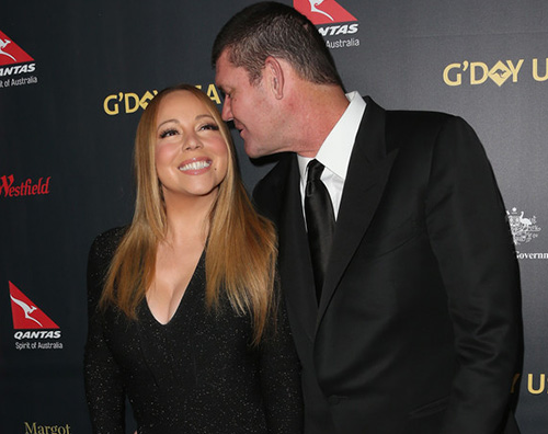 Mariah Carey2 Hugh Jackman con Deborra al GDay