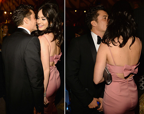 Orlando Bloom Katy Perry Katy Perry e Orlando Bloom intimi all after party dei Golden Globes