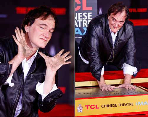 Quentin Tarantino Quentin Tarantino ha lasciato le sue impronte al Chinese Theatre