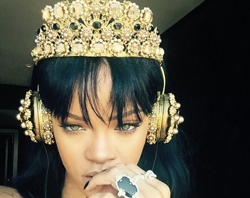 Rihanna Rihanna a lavoro per il nuovo album