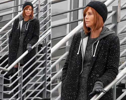 Charlize Theron Charlize Theron cambia look, capelli rossi sul set di The Coldest City