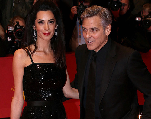 George Clooney Amal Alamuddin E’ ufficiale: George e Amal aspettano due gemelli!