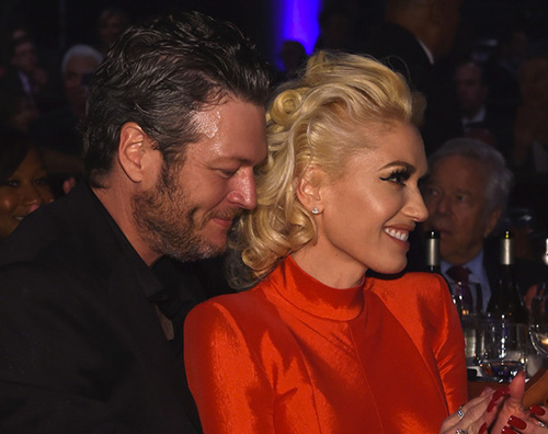 Gwen Stefani Blake Shelton Gwen Stefani e Blake Shelton aspettano insieme i Grammy