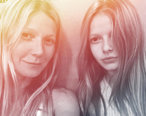 Gwyneth Paltrow Apple Martin Gwyent Paltrow e Apple Martin: selfie madre figlia